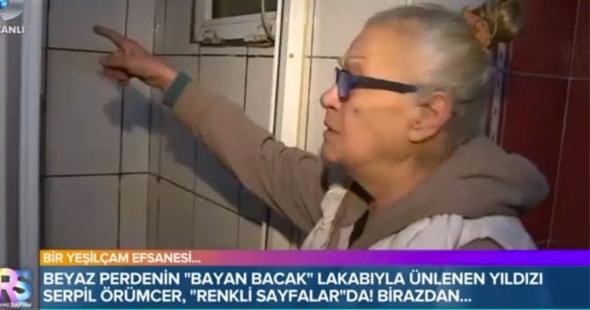 Yeşilçamın ünlü yıldızı Serpil Örümcer perişan halde!