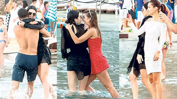 Kendall ve Bella sahilleri yakıyor!