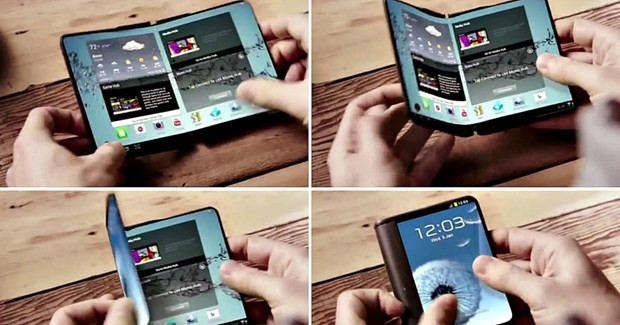 Samsungdan katlanabilir telefon müjdesi!